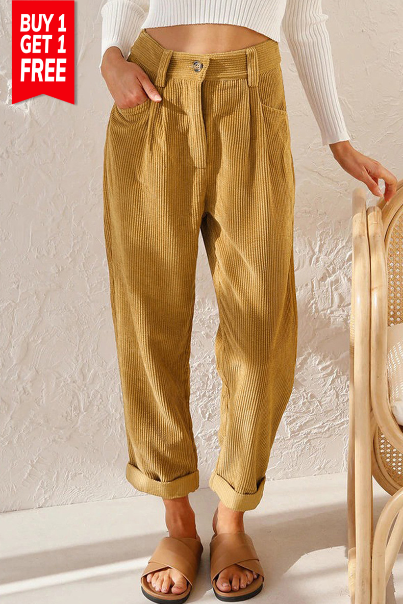 AYLA - VINTAGE CORDUROY PANTS 1+1 FREE