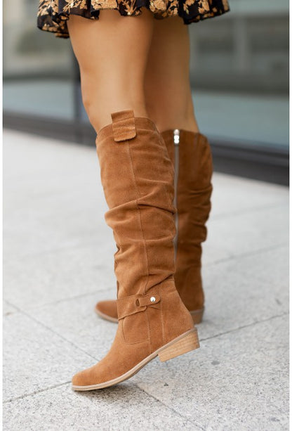 AURELIA - ELEGANT SUEDE KNEE-HIGH BOOTS