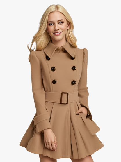 EVELYN ASHCROFT - ELEGANT COAT WITH BELT