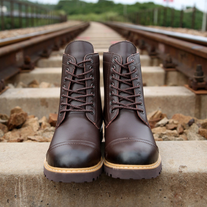 KINGSLEY & CO. - VINTAGE LEATHER BOOTS