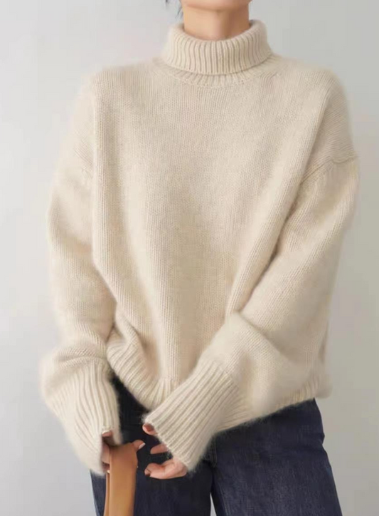 LEANA - COMFORTABLE KNITTED TURTLENECK JUMPER