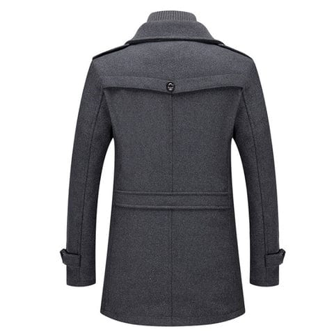 MAYFAIR TAILORS - ZIPPED PEACOAT