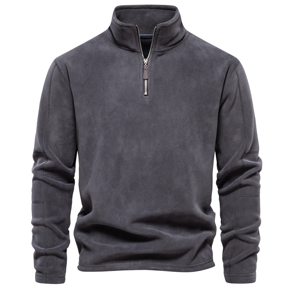 MAXIME - RELAXED QUARTER ZIP SWEATER