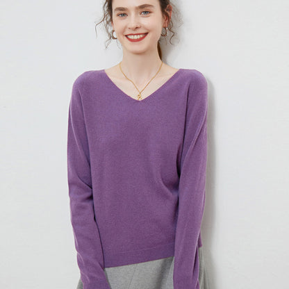 INDIGO - CASUAL JUMPER MERINO WOOL