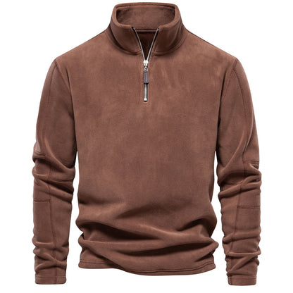 MAXIME - RELAXED QUARTER ZIP SWEATER