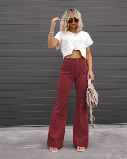 BELLA - TRENDY CORDUROY PANTS