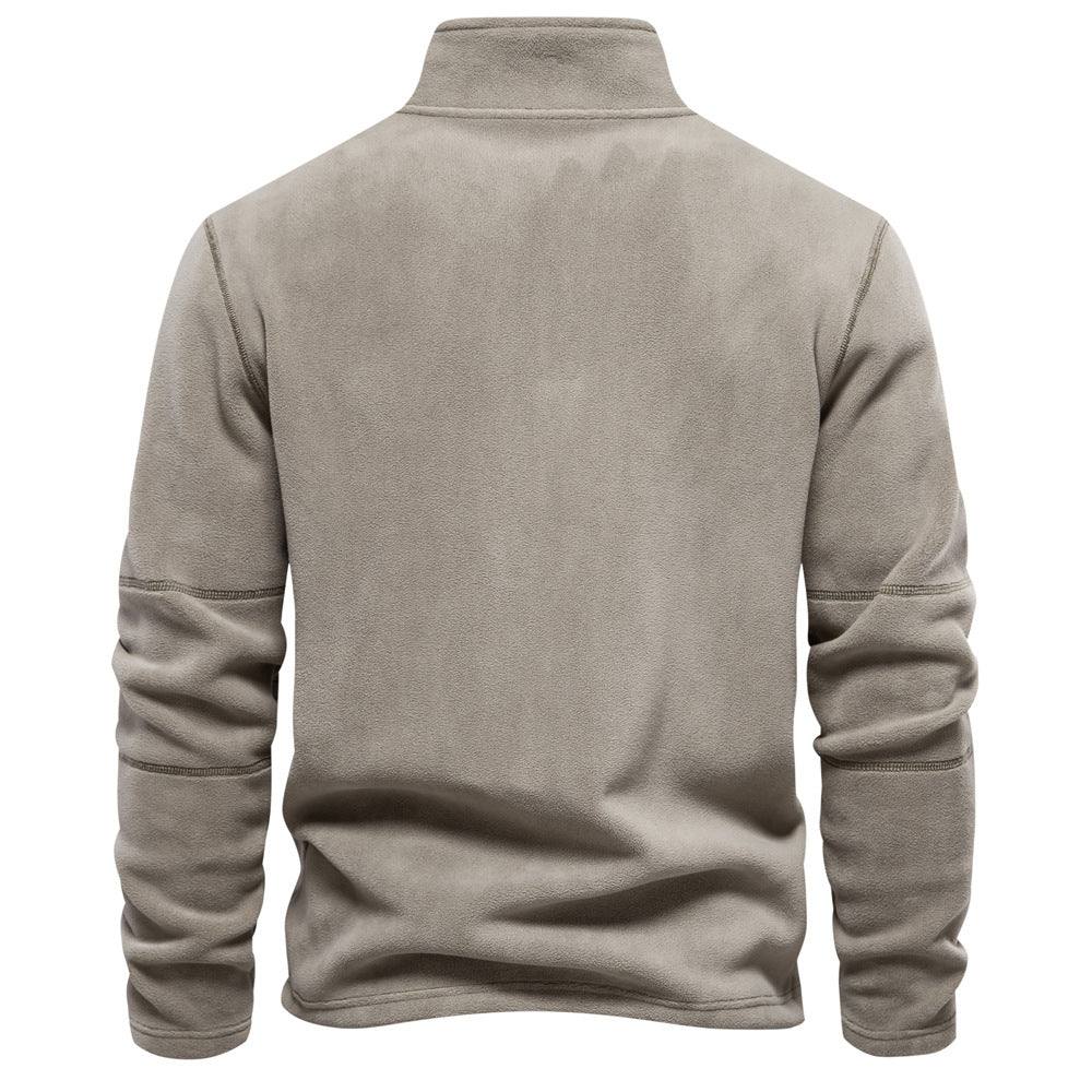 MAXIME - RELAXED QUARTER ZIP SWEATER