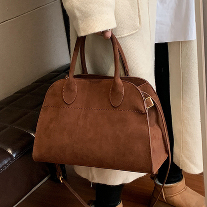 OLIVIA - CLASSIC SUEDE BAG