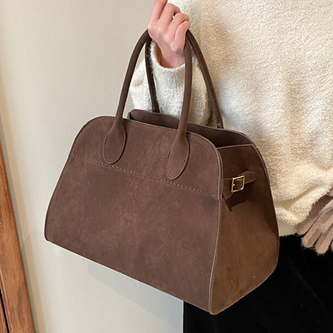 OLIVIA - CLASSIC SUEDE BAG