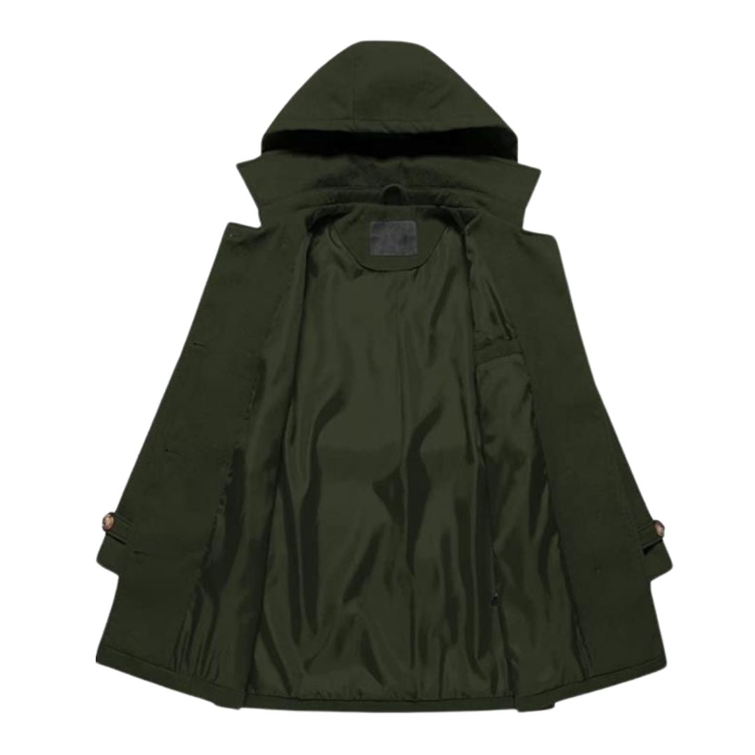 MAISON ASHBURY - ELEGANT HOODED COAT